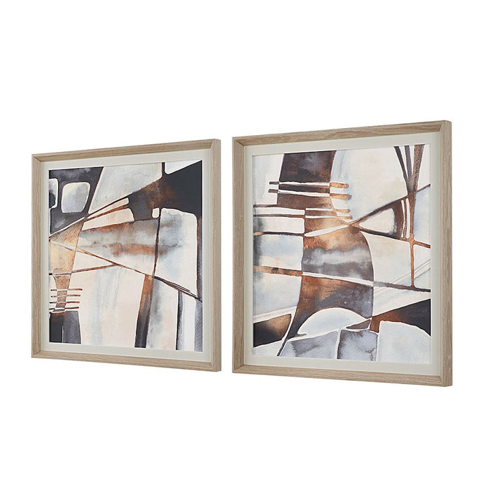 Uttermost Vetrina Framed Abstract Prints Set of 2