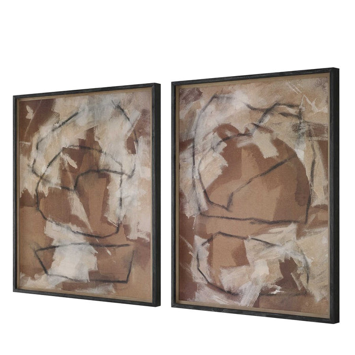 Uttermost Rush/Dash Framed Prints Set of 2