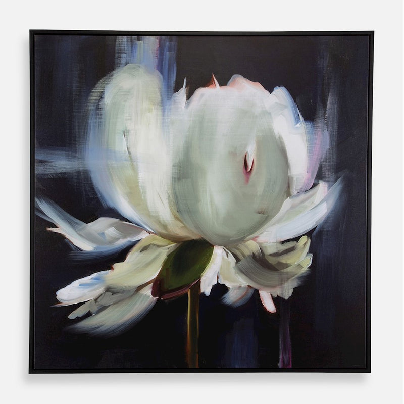Uttermost Peony Framed Floral Art, Black - 32445