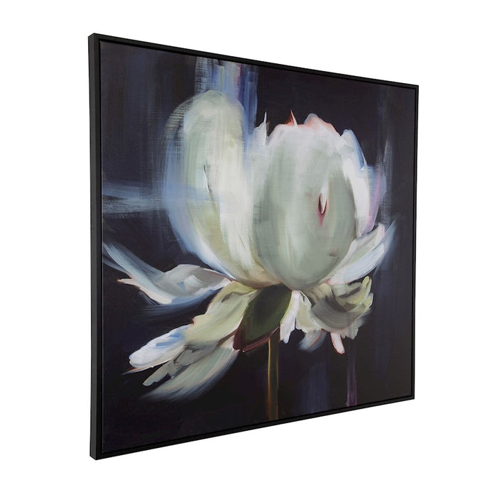 Uttermost Peony Framed Floral Art, Black