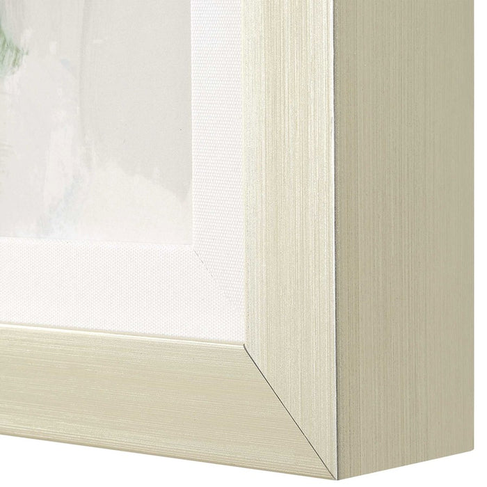 Uttermost Heat Of The Moment Hand Painted Canvas, White