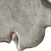 Uttermost Selene 16.1in Gray Earthenware Wall Decor S/3 | Mottled Glaze with Caramel Edging | Living Room & Entryway Accent | Model 3513