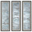 Uttermost Ocean Swell Painted Metal Art, Set Of 3, 3 Cartons