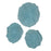Uttermost Ocean Gems Blue Wall Decor Set of 3
