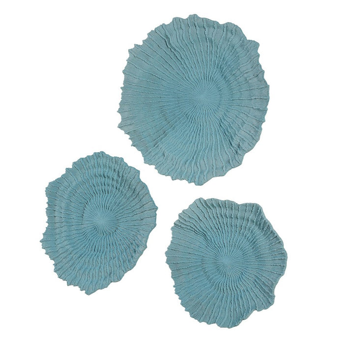 Uttermost Ocean Gems Blue Wall Decor Set of 3