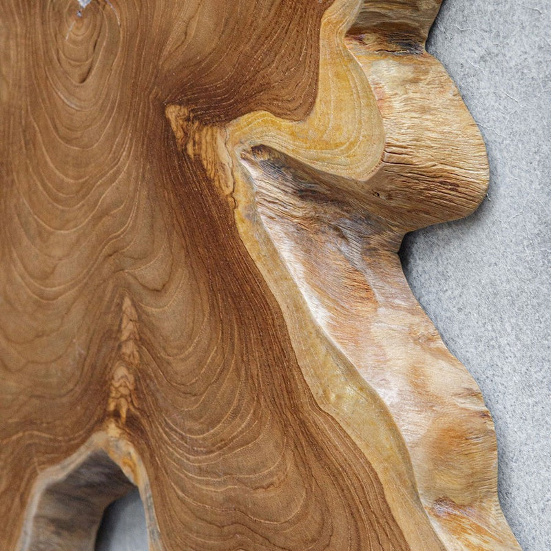 Uttermost Talia Wood Wall Decor Set of 9, Natural