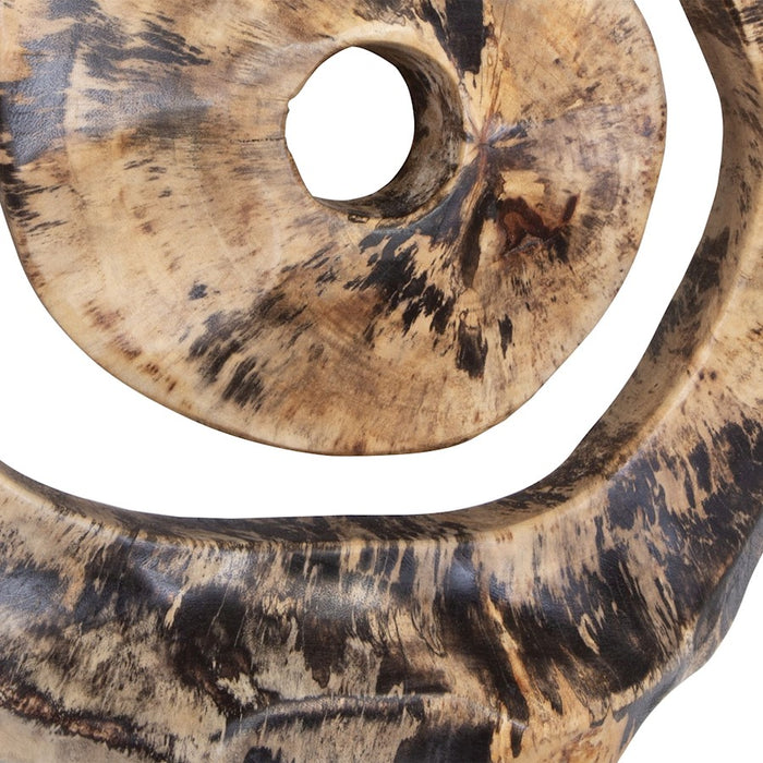 Uttermost Corkscrew Wood Wall Decor Set of 9, Natural