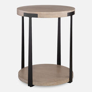 Uttermost Palisade Natural Round Side Table - 50003