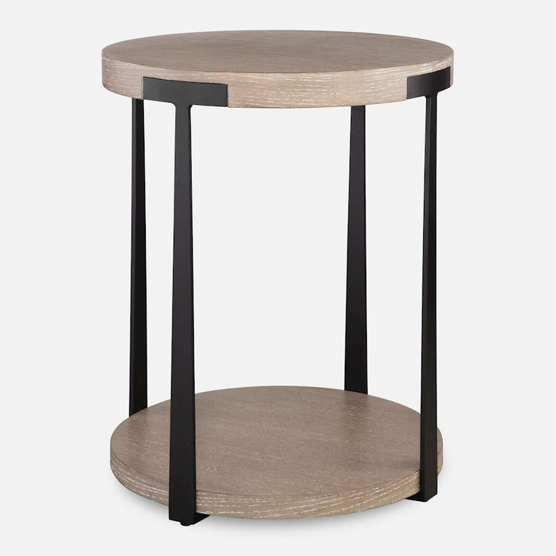 Uttermost Palisade Natural Round Side Table - 50003