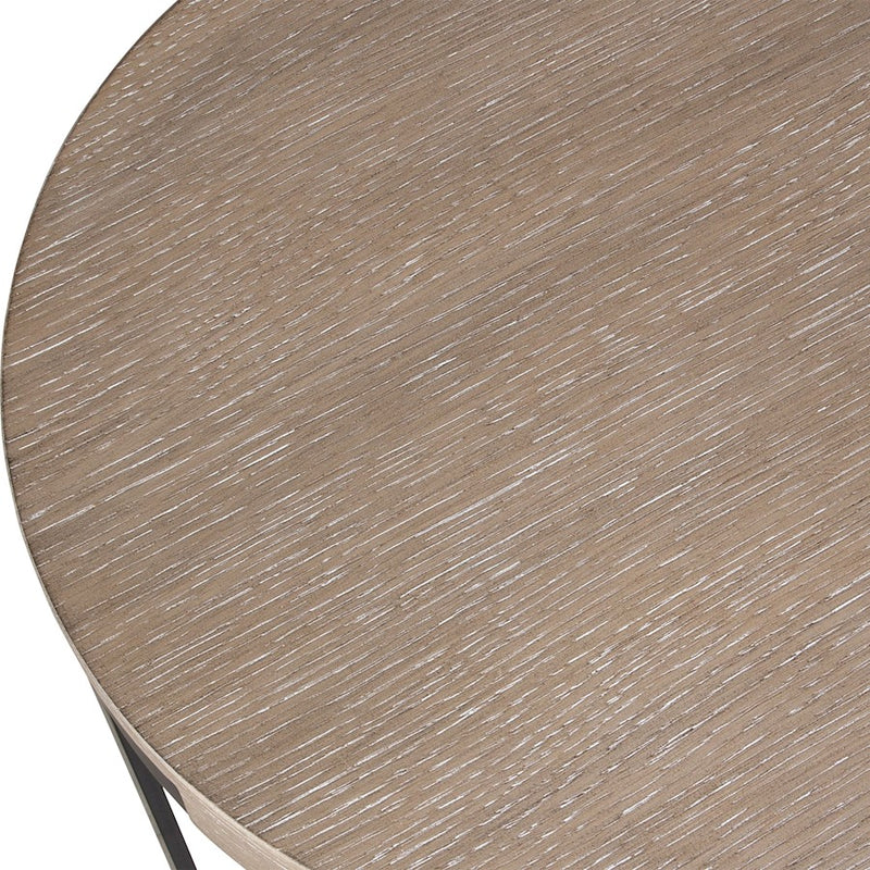 Uttermost Palisade Natural Round Side Table