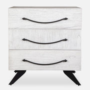 Uttermost Vivi 3 Drawer White Chest - 50013