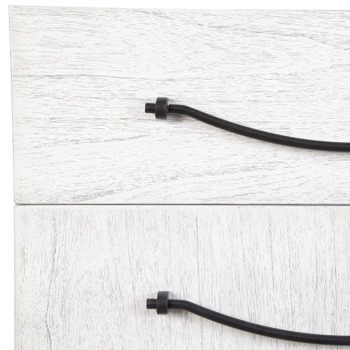 Uttermost Vivi 3 Drawer White Chest