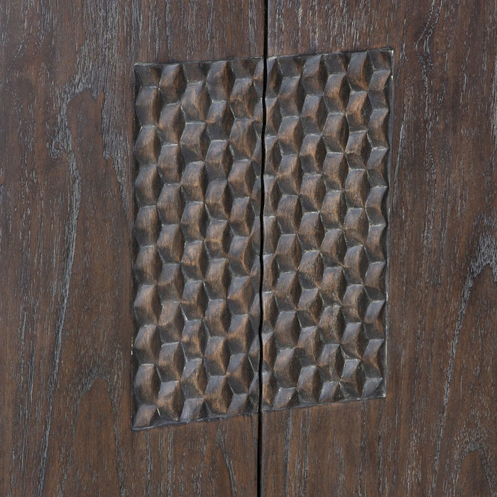 Uttermost Hausen 2 Door Mid-Century Cabinet