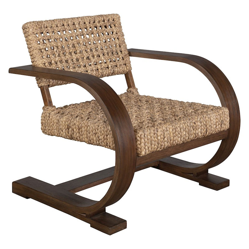 Uttermost Rehema Walnut Accent Chair