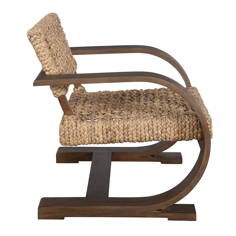 Uttermost Rehema Walnut Accent Chair