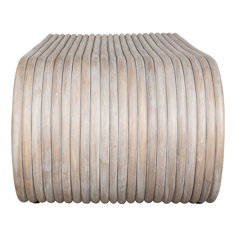 Uttermost Montrose Rattan Coffee Table, White