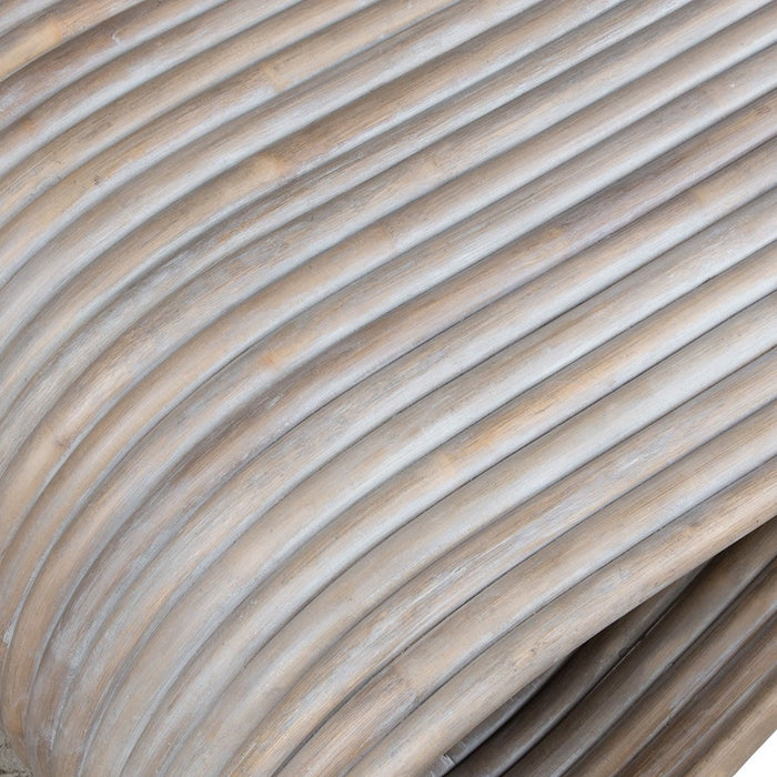 Uttermost Montrose Rattan Coffee Table, White