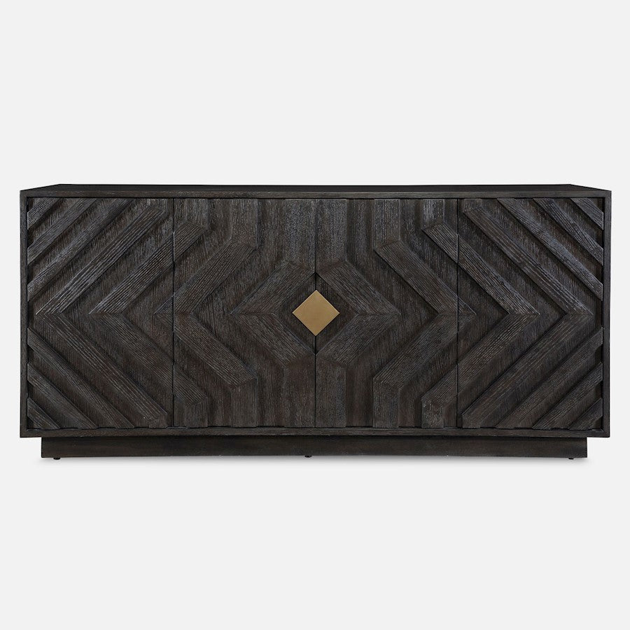 Uttermost Faulkner 4 Door Cabinet, Oak - 50054