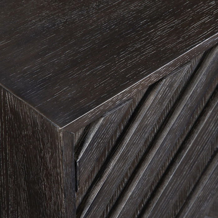 Uttermost Faulkner 4 Door Cabinet, Oak