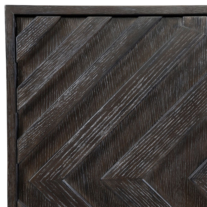 Uttermost Faulkner 4 Door Cabinet, Oak