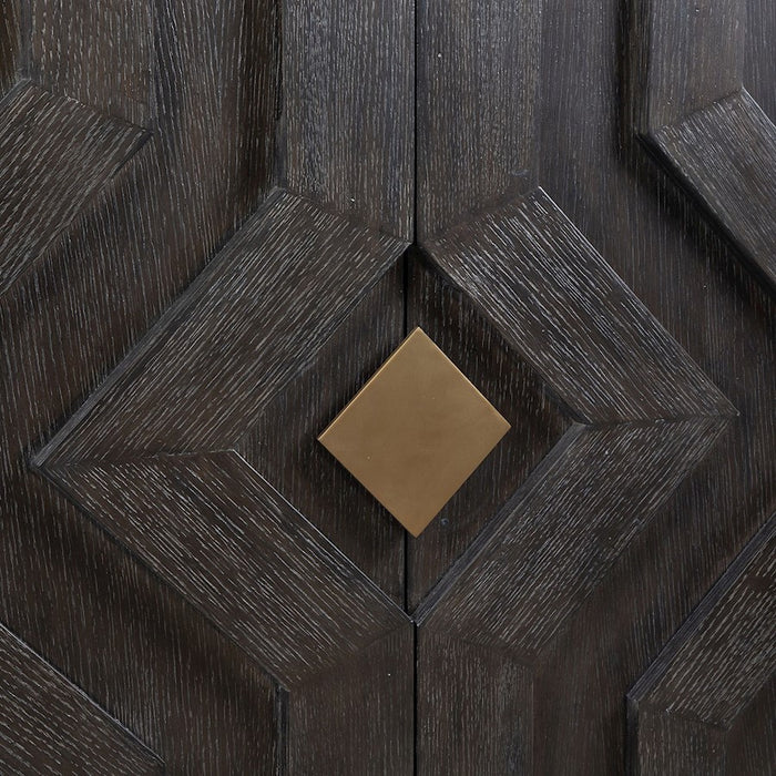 Uttermost Faulkner 4 Door Cabinet, Oak