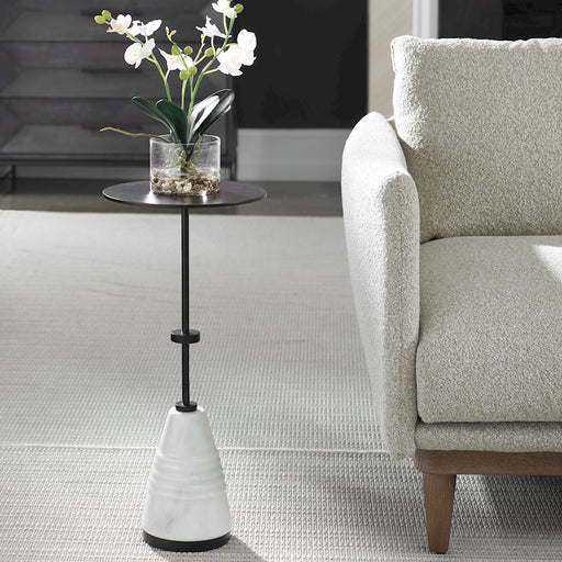 Uttermost Kincaid Metal Drink Table, Black