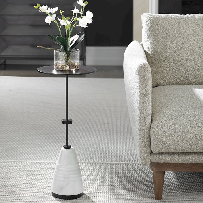 Uttermost Kincaid Metal Drink Table, Black