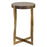 Uttermost Drew ss Accent Table, Bra/Dark Chocolate