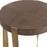 Uttermost Drew ss Accent Table, Bra/Dark Chocolate