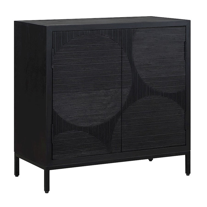 Uttermost Beswick Black 2 Door Cabinet