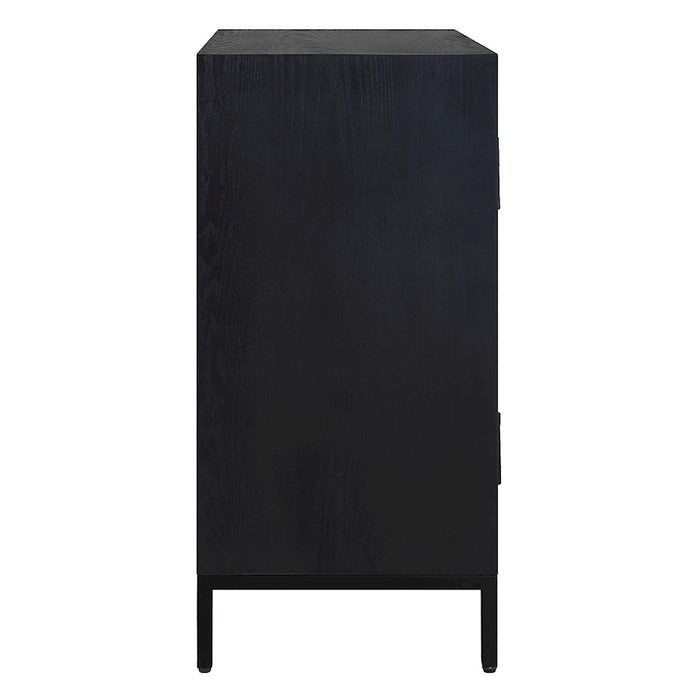 Uttermost Beswick Black 2 Door Cabinet