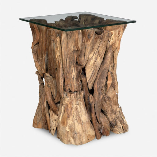 Uttermost Rozel Teak Wood End Table - 50064