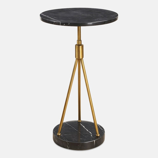 Uttermost Rosston Black Marble Accent Table - 50066