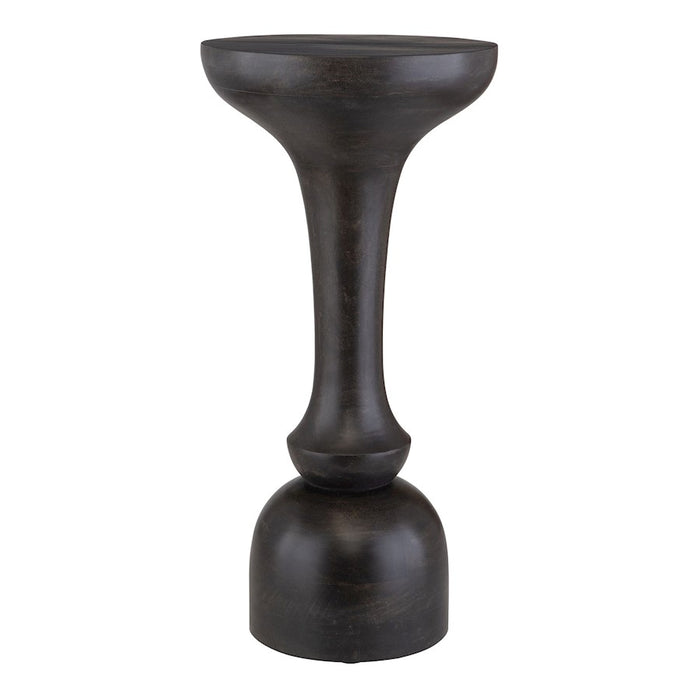 Uttermost Gambit Hourglass Accent Table, Black