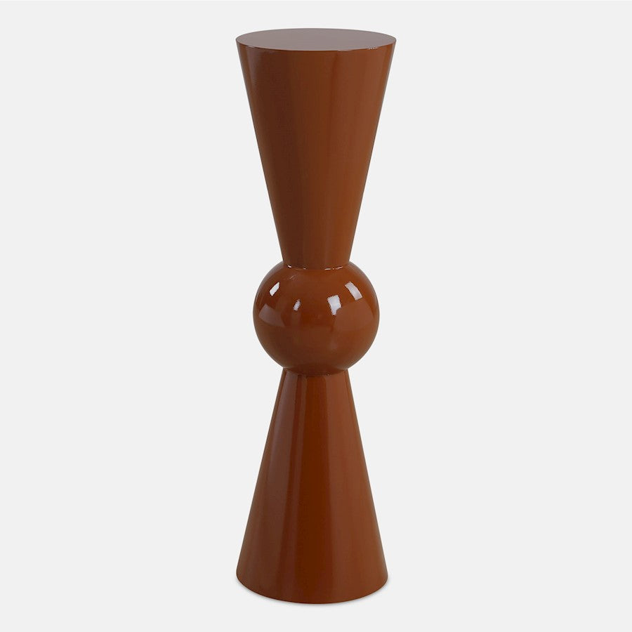 Uttermost Hepler Gloss Terracotta Drink Table - 50072