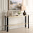 Uttermost Cunene Contemporary Console Table, Black/Gold