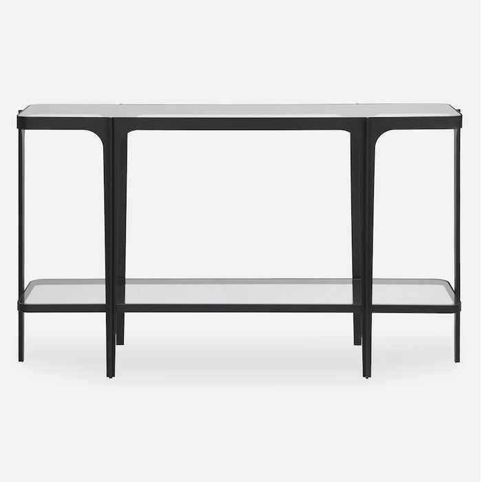 Uttermost Atchison Iron Console Table, Black - 50074