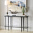 Uttermost Atchison Iron Console Table, Black