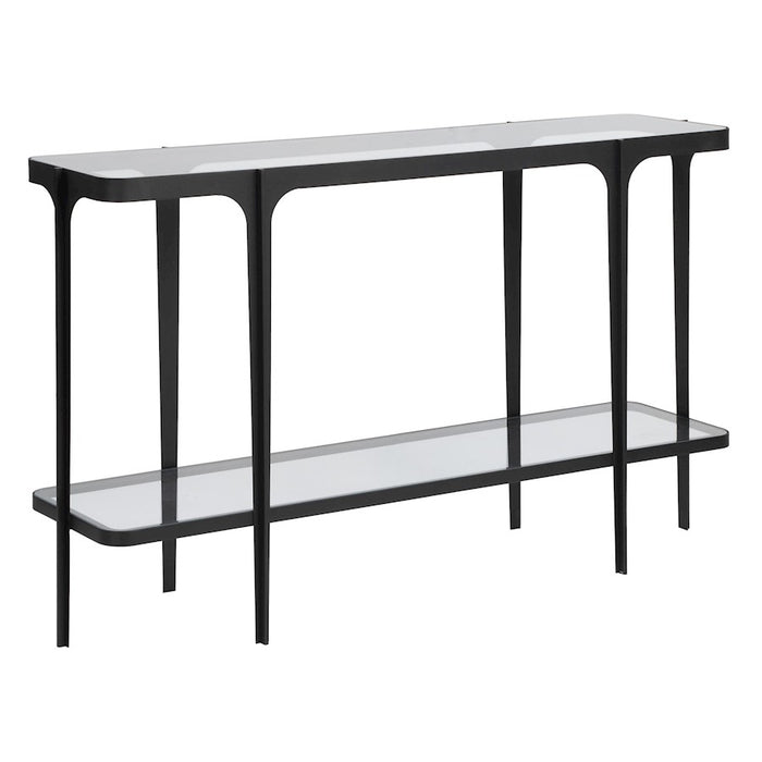 Uttermost Atchison Iron Console Table, Black