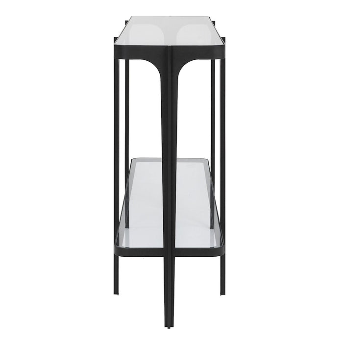 Uttermost Atchison Iron Console Table, Black