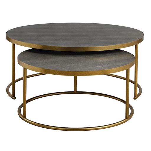 Uttermost Aragon Gray Nesting Coffee Tables Set of 2 - 50080