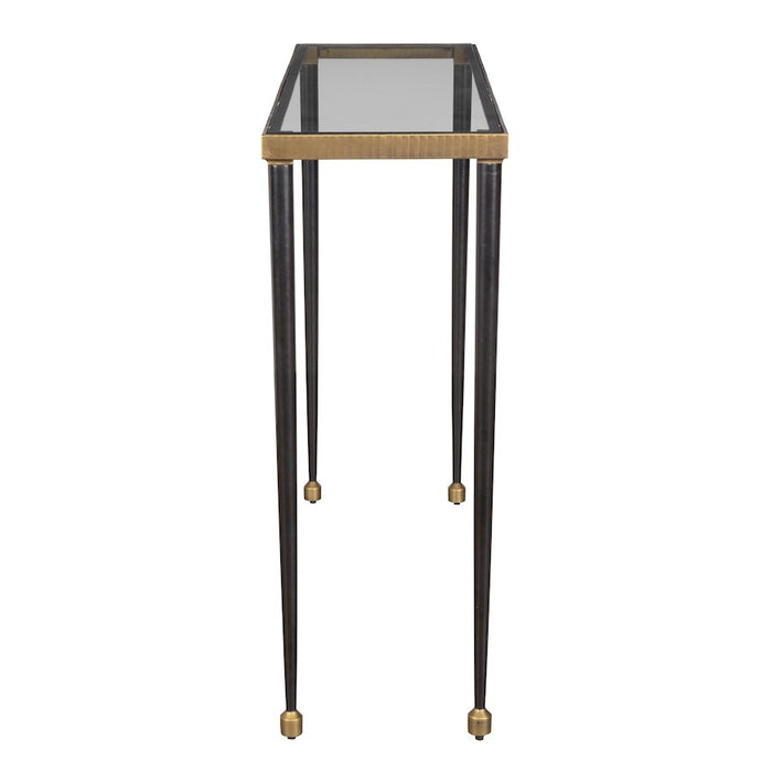 Uttermost Stiletto Antique Gold Console Table