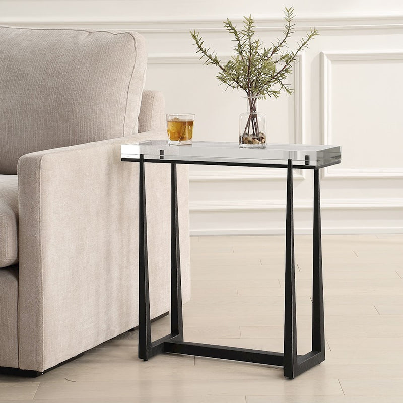 Uttermost Midas Bronze Accent Table