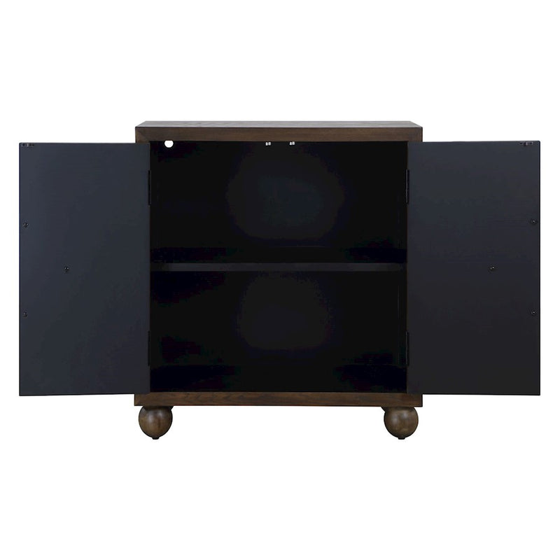 Uttermost Mayenne 2 Door Oak Wood Cabinet