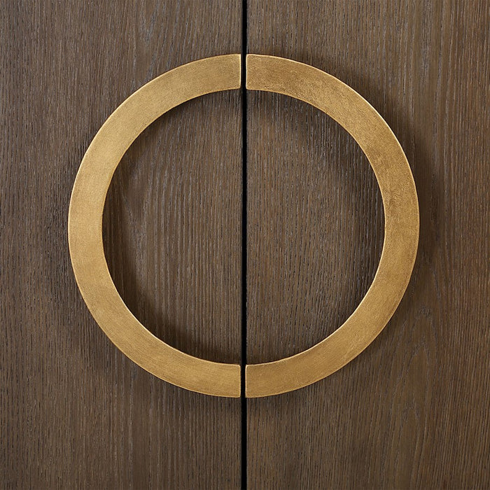 Uttermost Mayenne 2 Door Oak Wood Cabinet