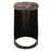 Uttermost Welling Modern Metal Side Table, Chocolate