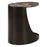 Uttermost Welling Modern Metal Side Table, Chocolate