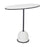 Uttermost Morro White Marble Side Table