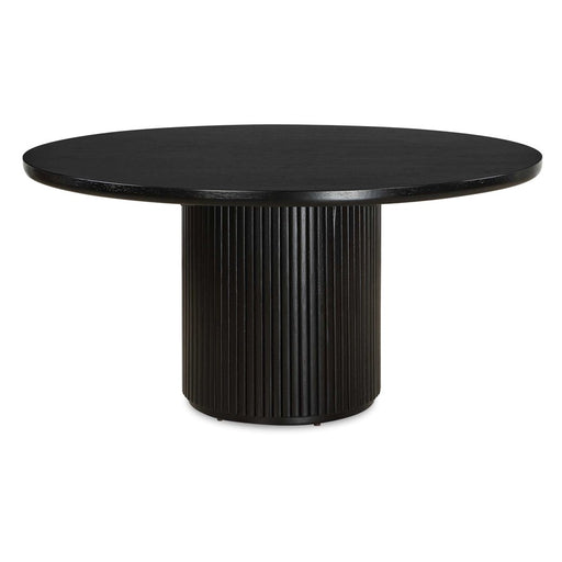 Uttermost Hersch Round Black Dining Table - 50147