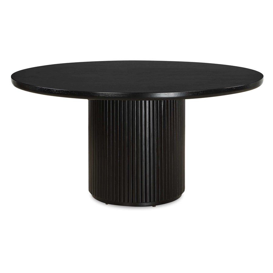 Uttermost Hersch Round Black Dining Table - 50147